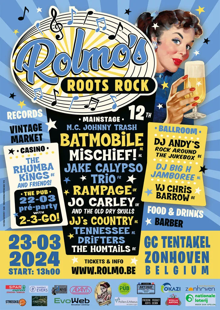 Affiche Rolmo's Roots Rock 2024